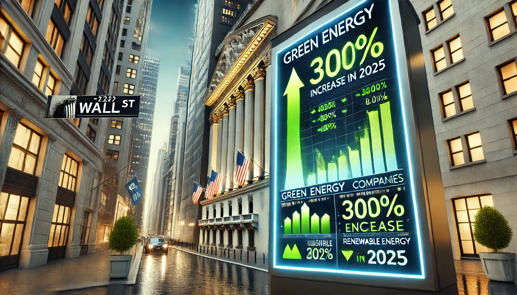 حبيبة وول ستريت الجديدة: أسهم الطاقة الخضراء ترتفع بنسبة 300% في عام 2025